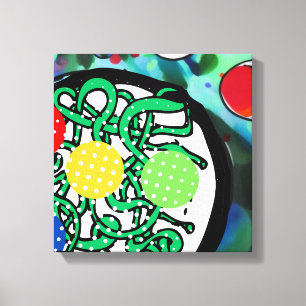 Meatball Madness Canvas Print