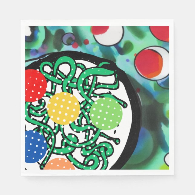 Meatball Madness Napkin (Front)