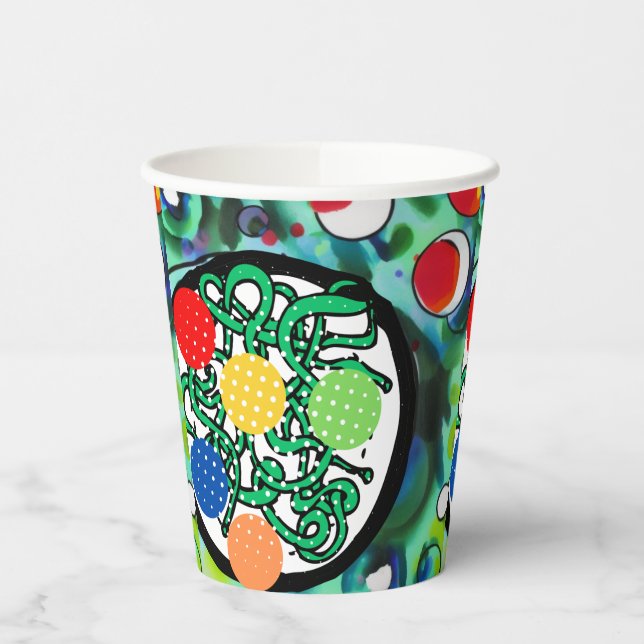 Meatball Madness Paper Cups (Left)