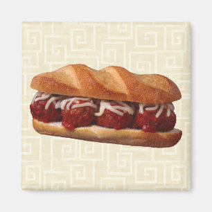 Meatball Sub Magnet