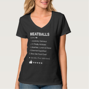 Meatballs Definition Meaning T-Shirt