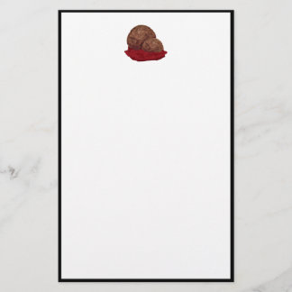 Meatballs in Sauce Stationery