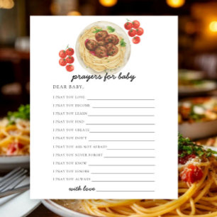 Meatballs - Party game prayers for baby