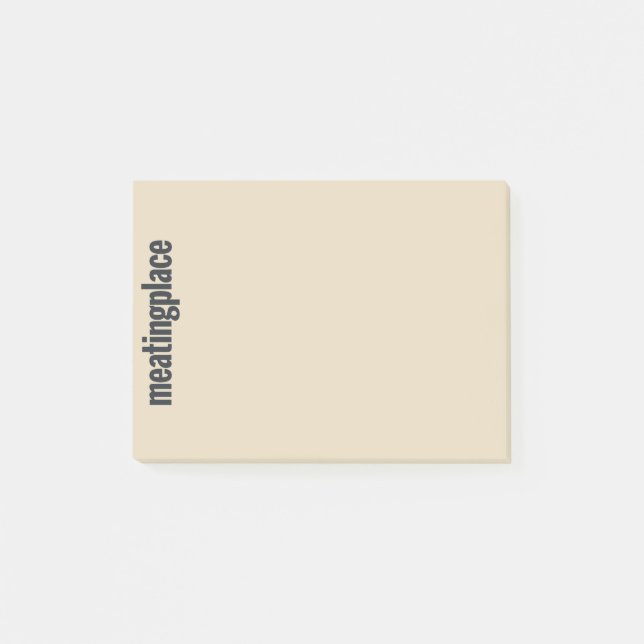 Meatingplace logo post-it notes (Front)