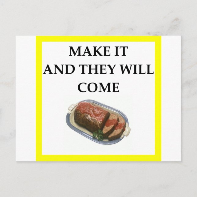 meatloaf postcard (Front)