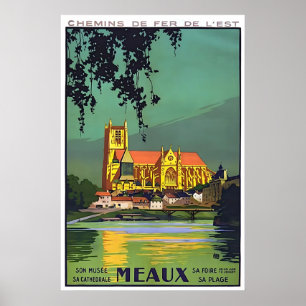 Meaux France Art Meaux Poster Print French Gift