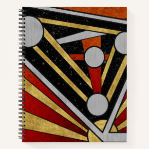 Mécanique Céleste – Retro Futurist Industrial Art Notebook