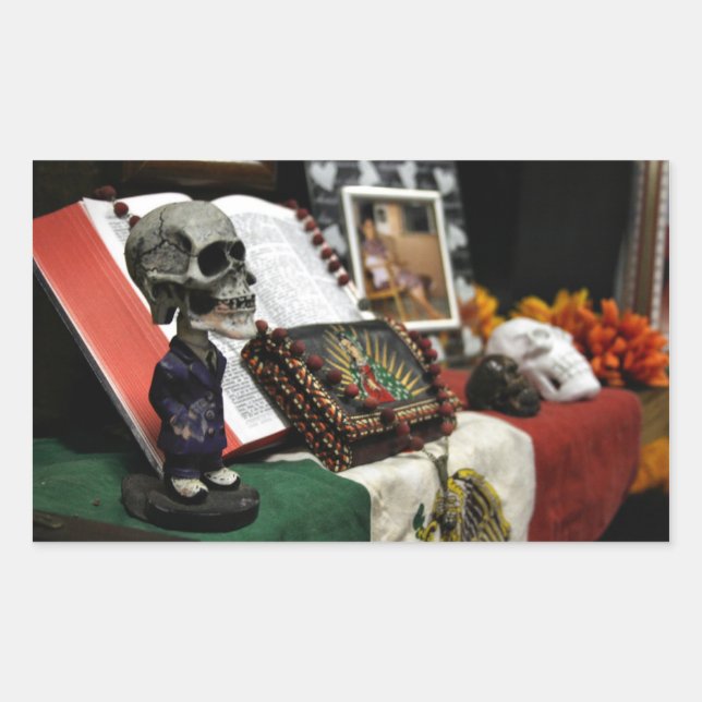 MECA's 2008 Day of The Dead Festival Rectangular Sticker (Front)