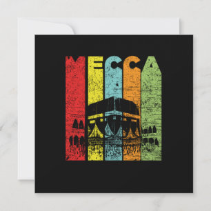 Mecca Hajj Muslim Islam Allah Mosque Quran Gift Invitation