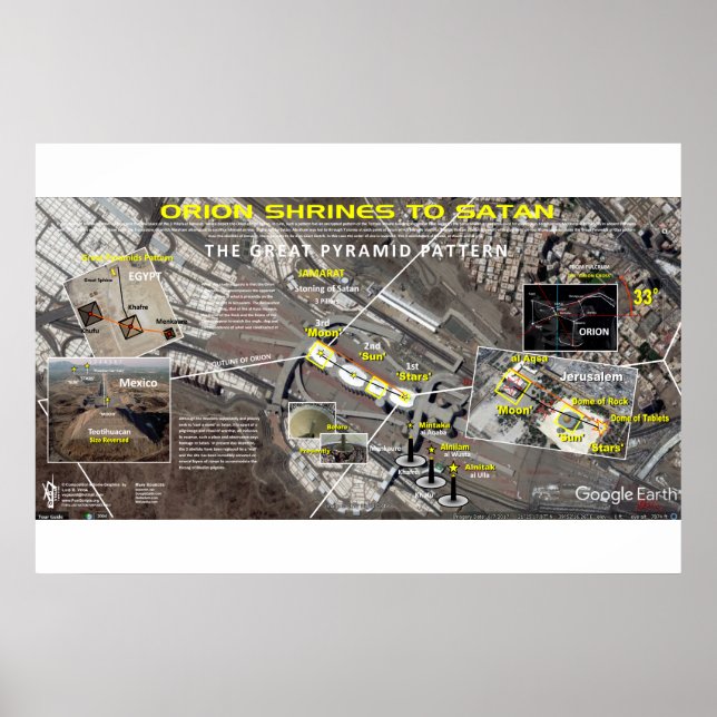 Mecca Pleiades Pattern 3 Poster (Front)