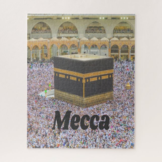 Mecca Saudi Arabia Islam’s holiest city, Kaaba Jigsaw Puzzle (Vertical)