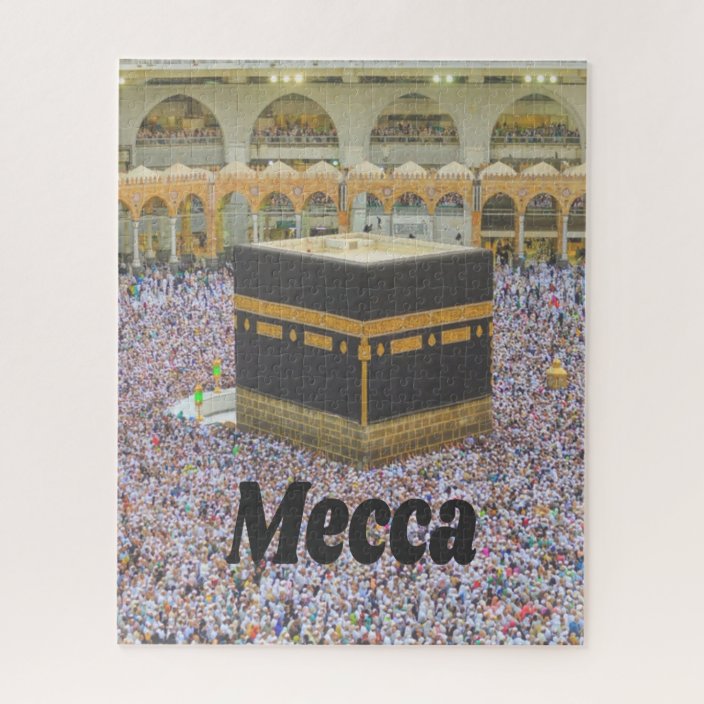 Mecca Saudi Arabia Islam’s holiest city, Kaaba Jigsaw Puzzle Zazzle.co.uk Mecca Saudi Arabia Islam’s holiest city, Kaaba Jigsaw Puzzle Zazzle.co.uk