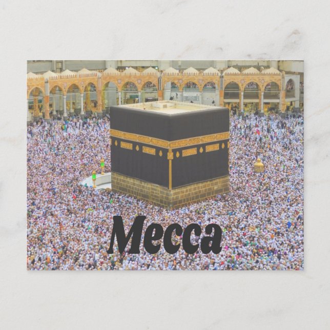 Mecca Saudi Arabia Islam’s holiest city, Kaaba Postcard (Front)