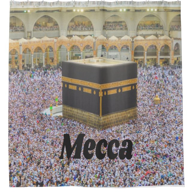 Mecca Saudi Arabia Islam’s holiest city, Kaaba Shower Curtain (Front)