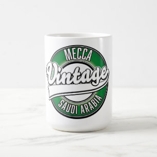 Mecca saudi arabia vintage logo coffee mug