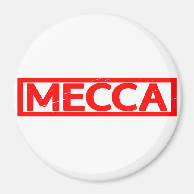 Mecca Stamp Magnet (Front)