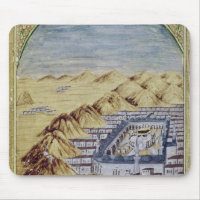 Mecca surrounded by the Mountains of Arafa