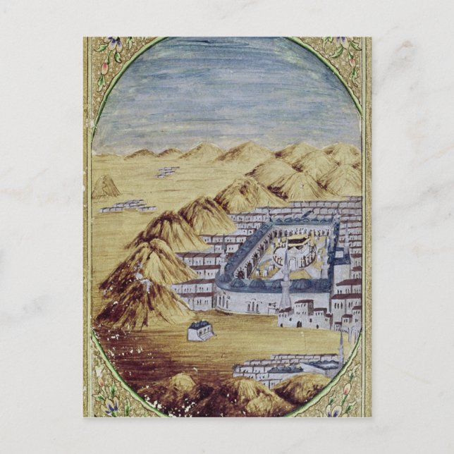 Mecca surrounded by the Mountains of Arafa Postcard (Front)