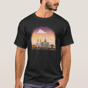 Mecca With Coordinates T-Shirt