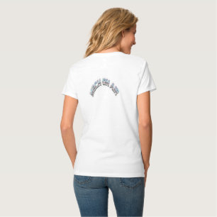 MECH ON AIR Retro-Futuristic Holographic Chrome D T-Shirt
