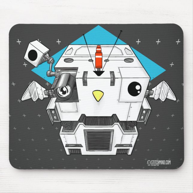 Mecha Cockblock Mousepad (Front)