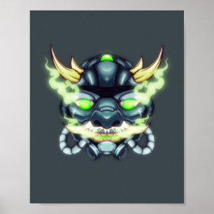 Mecha Oni Poster