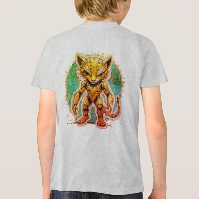 Mecha Prowler  Tri-Blend Shirt (Back)