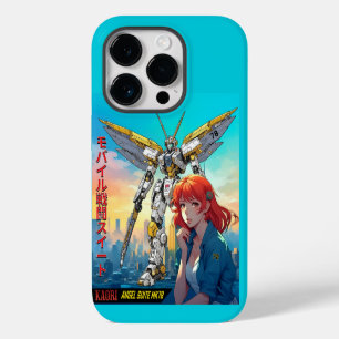 MECHA WARRIOR - KAORI'S ANGEL SUITE MK78  iPhone 14 PRO CASE