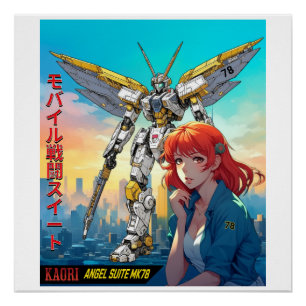 MECHA WARRIOR - KAORI'S ANGEL SUITE MK78  POSTER