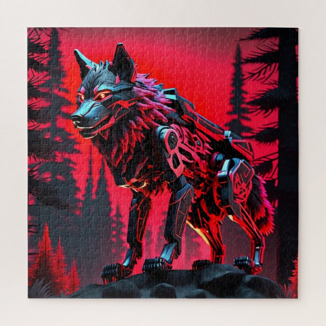 Mecha Wolf Jigsaw Puzzle (Vertical)