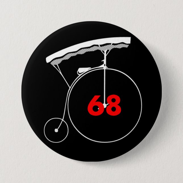 Mechanic 68 7.5 cm round badge (Front)