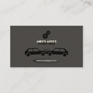 Mechanic/Accident Recovery (Grey BG) Business Card