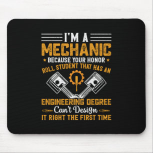 Mechanic Art   I Am A Mechanic Mouse Mat