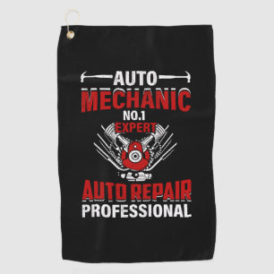 Mechanic Auto Mechanic No 1 Expert Golf Towel