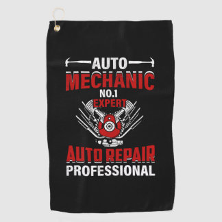 Mechanic Auto Mechanic No 1 Expert Golf Towel