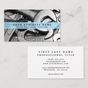 Mechanic Auto Motorcycle Business Card