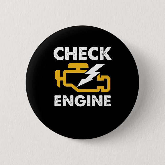 Mechanic Auto Repair Machines Cars Vehicles Gift C 6 Cm Round Badge (Front)