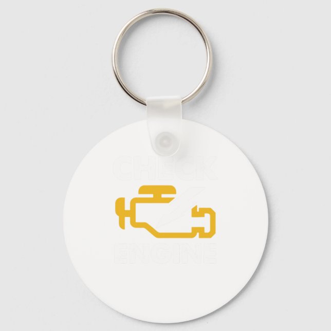 Mechanic Auto Repair Machines Cars Vehicles Gift C Key Ring (Front)