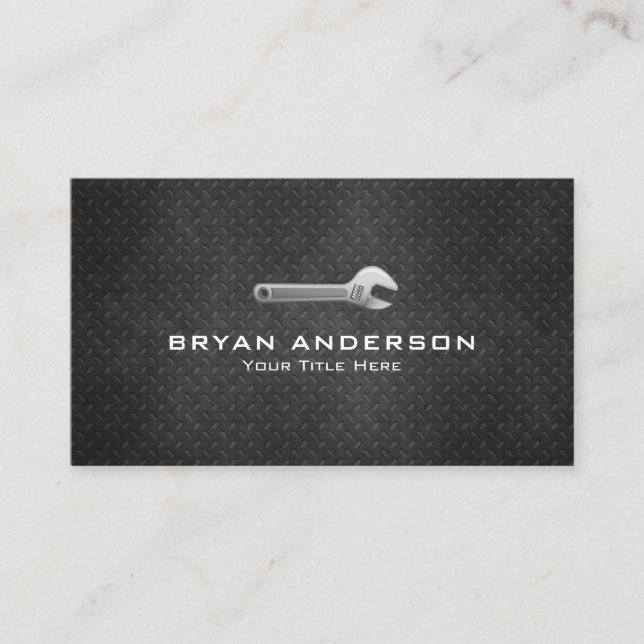 Mechanic Auto Shop Business Card (Front)
