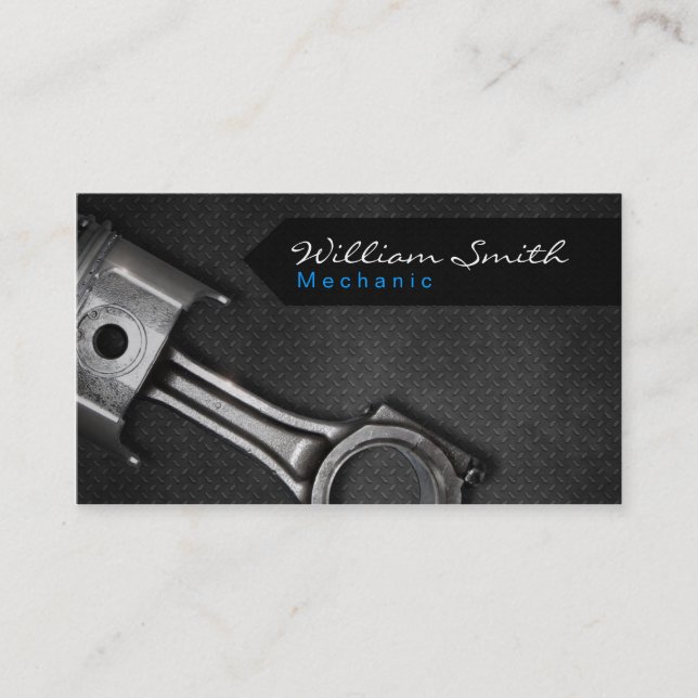 Mechanic business card (Front)