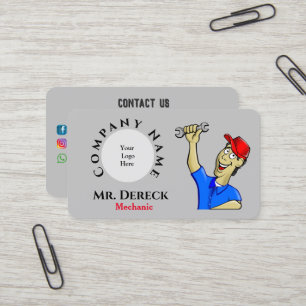 Mechanic Business Card