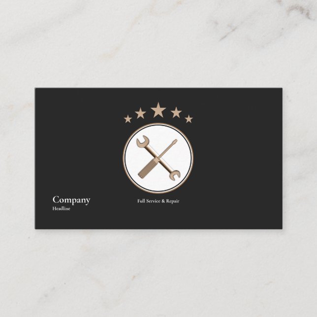 Mechanic Business Card (Front)