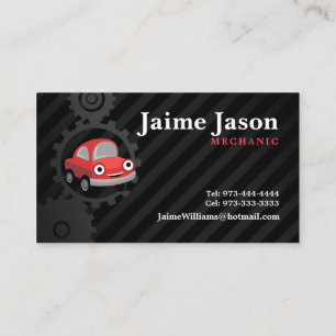 Mechanic Business Cards