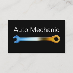 Mechanic Business Cards