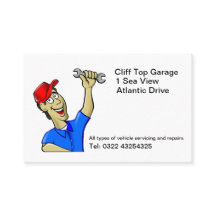 Mechanic Business Cards