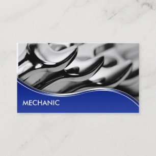Mechanic Business Cards