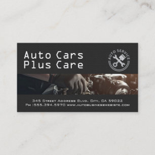 Mechanic Car Care Performance Shop Business Card