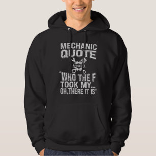 Mechanic Car Guy Mechanics DIY Handyman Garage Rep Hoodie