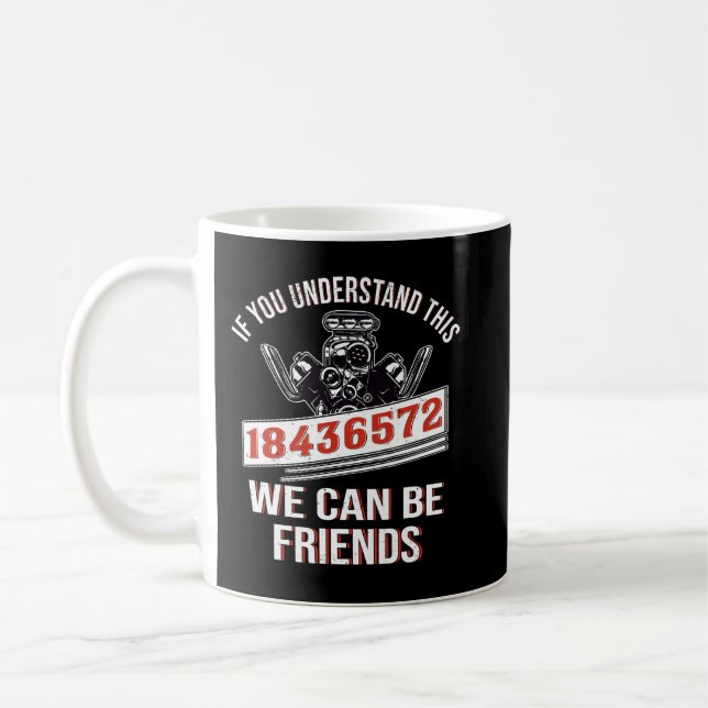 Mechanic Car Mechanic 18436572 V8 Mechanical Engin Coffee Mug (Left)