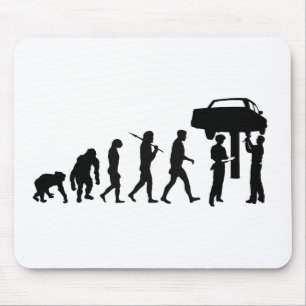 Mechanic Car Repair Workshop Staff Gear Mouse Mat